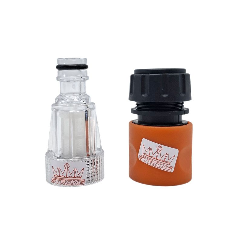کوپلینگ و فیلتر کارواش شیشه ای استرانگ کد 2_5 مدل 250